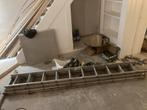 Grote ladder, 3 lengtes van 2,70m, Uitschuifbaar tot 8m, Doe-het-zelf en Verbouw, Ophalen, Gebruikt, Trap, Opvouwbaar of Inschuifbaar