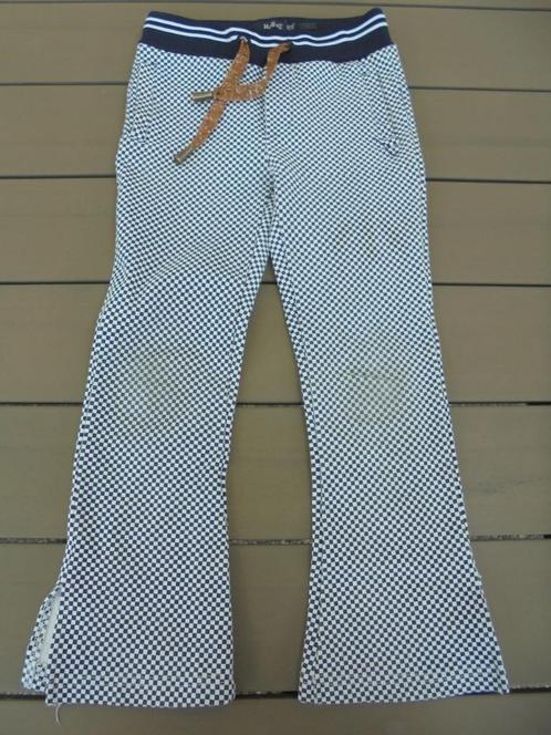 Zwart/witte broek NoBell, Kinderen en Baby's, Kinderkleding | Maat 110, Gebruikt, Meisje, Broek, Ophalen of Verzenden