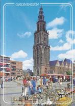 Groningen Marktdag Gelopen Ansichtkaart ( A1329 ), Verzamelen, Groningen, Gelopen, Verzenden
