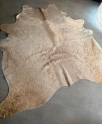 Koeienvacht koeienhuid vloerkleed koeienkleed beige, Huis en Inrichting, Beige, 200 cm of meer, Ophalen of Verzenden, Zo goed als nieuw