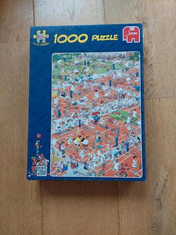Puzzel Jan van Haasteren 'Tennis' 1000 stukjes beschikbaar voor biedingen
