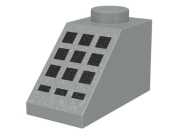 Lego Light Gray Slope 45 2 x 1 with Keypad with BlackButtons beschikbaar voor biedingen