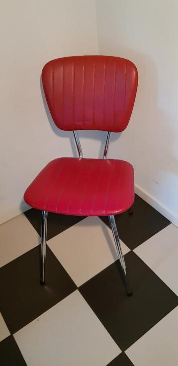 Jaren 50-60 vintage stoeltje merk Soudeurop beschikbaar voor biedingen