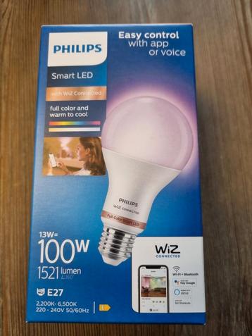 Philips Wiz Smart LED E27 Color Lamp 13w (100w) Brand New