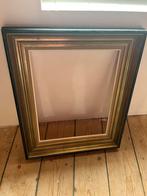Houten lijst, zwart met goud, Minder dan 50 cm, 50 tot 75 cm, Ophalen of Verzenden, Zo goed als nieuw