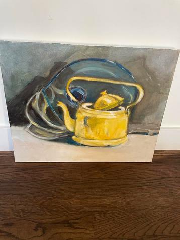 Stilleven met Gele Theepot beschikbaar voor biedingen