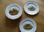 Antieke Honden en Apen borden., Antiek en Kunst, Antiek | Keramiek en Aardewerk, Ophalen of Verzenden