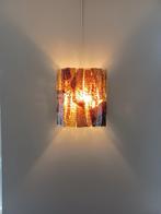 Van Tetterode Glass Studio Amsterdam Brutalist lamp, Ophalen, Gebruikt, Glas