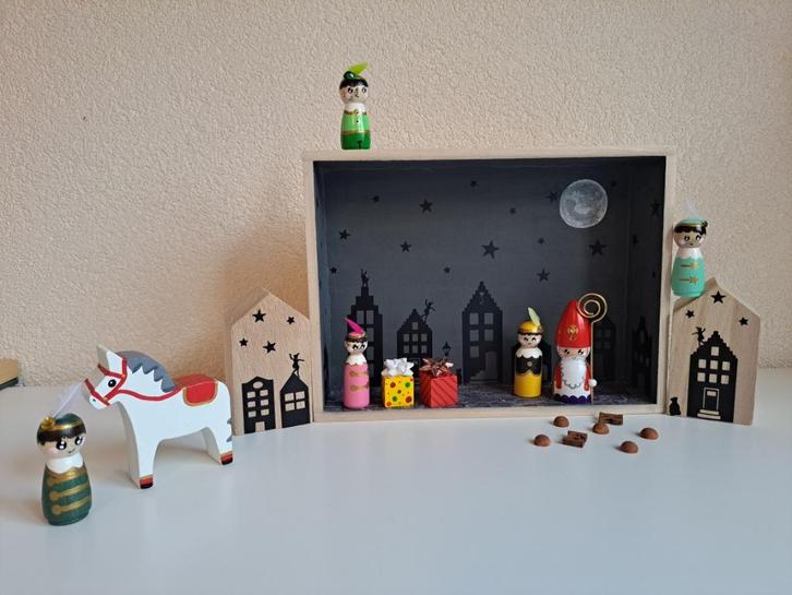 Grote sint set pegdolls, Diversen, Sinterklaas, Nieuw, Ophalen of Verzenden