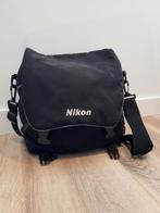 Nikon Fototas - Gebruikt, Werkende Ritsen en sluitingen., Ophalen of Verzenden, Gebruikt, Schoudertas, Overige merken