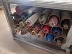 partij nieuwe rolgordijnstoffen op rol div kleuren., Ophalen, 120 cm of meer, Katoen, Nieuw