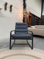 1 nieuwstaat Leolux Indra Fauteuils blauw design stoel, Huis en Inrichting, Fauteuils, Leolux, Nieuw, 75 tot 100 cm, Ophalen of Verzenden