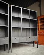 Open boekenkasten, vakkenkasten | wandkast #580, Huis en Inrichting, Teakhout, 25 tot 50 cm, 200 cm of meer, 150 tot 200 cm