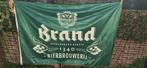 Brand bier vlag 90x148 cm (3525), Verzamelen, Biermerken, Ophalen of Verzenden, Zo goed als nieuw, Brand