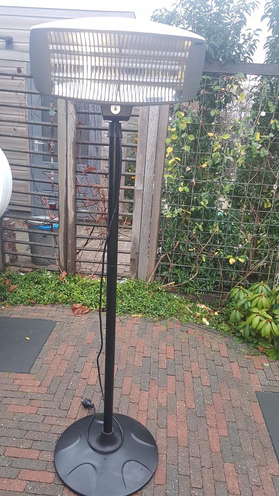Terrasverwarmers te huur, Tuin en Terras, Terrasverwarmers, Draaibaar, Gebruikt, Vloer, Ophalen