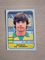 Panini Voetbal 82 Marco de Vroedt FC Den Haag, Verzamelen, Sportartikelen en Voetbal, Ophalen of Verzenden, Overige binnenlandse clubs