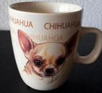 Beker met opdrukken Chihuahua, Ophalen of Verzenden, Zo goed als nieuw, Overige stijlen, Kop(pen) en/of Schotel(s)
