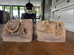 Landelijke manden, Huis en Inrichting, Woonaccessoires | Schalen en Manden, Ophalen, Zo goed als nieuw, Rond, Riet