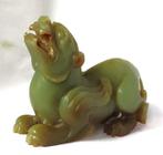 Yuan Ming  CeladonJade Nefriet Mythologisch Fabeldier 8 cm., Antiek en Kunst, Kunst | Niet-Westerse kunst, Ophalen of Verzenden