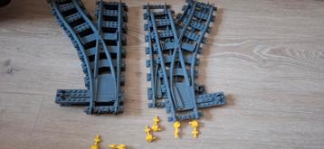 Lego wissels 3xlinks, 2xrechts beschikbaar voor biedingen