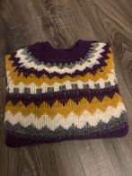 Paarse trui van Promod met patroon, Ophalen of Verzenden, Gedragen, Maat 36 (S), Paars