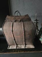 Leem mand, Ophalen of Verzenden, Zo goed als nieuw, Rond, Riet