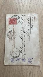 Ansichtkrt Scheveningen 1904 naar Shang Hai China stempels!, Ophalen of Verzenden, Voor 1920, Zuid-Holland