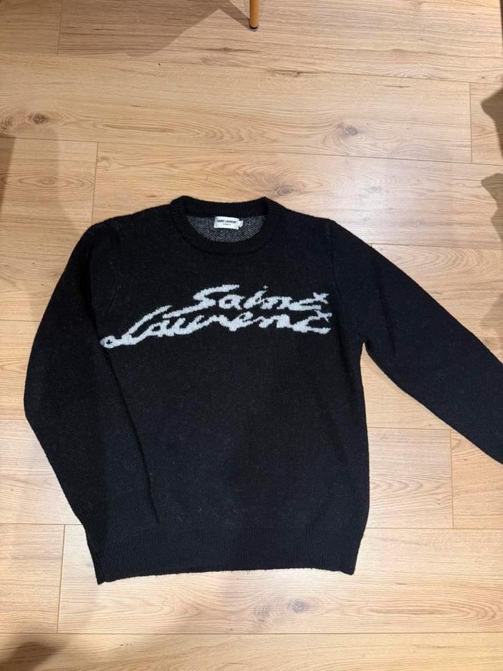 Saint Laurent trui, Kleding | Heren, Truien en Vesten, Zo goed als nieuw, Maat 48/50 (M), Zwart, Ophalen of Verzenden