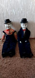 Poppen Laurel en Hardy, Ophalen of Verzenden, Zo goed als nieuw, Mens