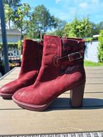 Floris van Bommel Rode Laarsjes Maat 38, Floris van Bommel, Lage of Enkellaarzen, Ophalen of Verzenden, Gedragen