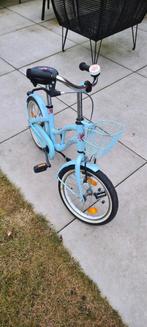 Lichtblauwe 16 inch Alpina meisjes kinderfiets, Ophalen, Gebruikt, 16 tot 20 inch, Alpina