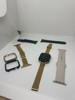 Apple Watch Series 6 – 40 mm GPS Zwart Goud bandje + extra’s, Zwart, IOS, Ophalen of Verzenden, Zo goed als nieuw