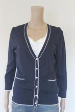 H&M blauw/wit vest maat M, Maat 38/40 (M), H&M, Blauw, .