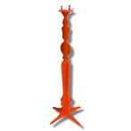 Sawaya & Moroni - Maua Huni Fluorescent Orange Candleholder, Overige materialen, Gebruikt, Overige kleuren, 25 tot 50 cm