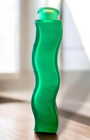 vintage golvende glas  vaas IKEA Skämt in groen beschikbaar voor biedingen