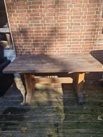 Orginele eiken kloostertafel, Huis en Inrichting, Tafels | Eettafels, Ophalen, 50 tot 100 cm, Vijf personen of meer, 150 tot 200 cm