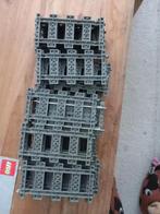 lego 9v rails  rechten  16x, Kinderen en Baby's, Speelgoed | Duplo en Lego, Ophalen of Verzenden, Zo goed als nieuw, Lego