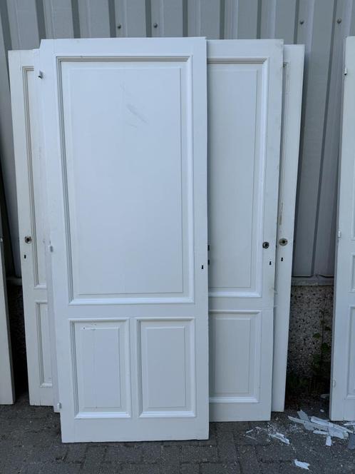 5 prachtige antieke paneeldeuren 85 x 220, Doe-het-zelf en Verbouw, Deuren en Horren, Zo goed als nieuw, Binnendeur, 215 cm of meer