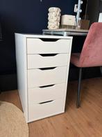 Ikea alex kast wit, Huis en Inrichting, Ophalen, 5 laden of meer, 50 tot 100 cm, Zo goed als nieuw