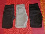3 jeans shorts, maat 170, Jongen, Gebruikt, Ophalen of Verzenden, Broek