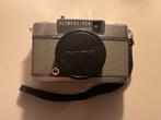 Olympus PEN EES 2 grijze analoge camera en zwart leren tasje, Audio, Tv en Foto, Fotocamera's Analoog, Ophalen of Verzenden, Zo goed als nieuw