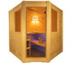 Traditionele Hoek sauna, Sport en Fitness, Sauna, Nieuw, Complete sauna, Ophalen, Fins of Traditioneel