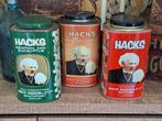 Set van 3 Hacks blikken., Ophalen of Verzenden, Gebruikt, Overige, Overige merken