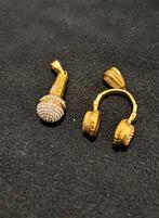 Kettinghangers Set met Zirconia - goud kleur, Ophalen of Verzenden