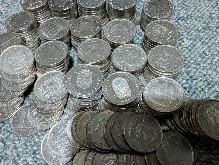 250 Nikkelen Guldens voor Gokautomaten + Rijksdaalders etc., Postzegels en Munten, Munten | Nederland, Koningin Juliana, Ophalen of Verzenden