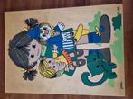 TK houten vintage Rolf puzzel 50x36 cm, 32 puzzelstukken, Ophalen of Verzenden, Gebruikt