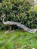 Antiekgouden pauw tuinbeeld brons vijver boerderij beeld, Ophalen, Nieuw, Kunststof, Dierenbeeld