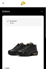 Nike Air Max 95 x Corteiz “Honey Blacks” Maat 45, Kleding | Heren, Schoenen, Zwart, Nike, Nieuw, Ophalen of Verzenden
