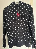 Huf hoedie noppen/ stippen maar s zwart /wit, Kleding | Dames, Ophalen, Zo goed als nieuw, Zwart