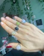 Edelsteen ringen, Sieraden, Tassen en Uiterlijk, Ringen, Overige materialen, Overige kleuren, Nieuw, Ophalen of Verzenden